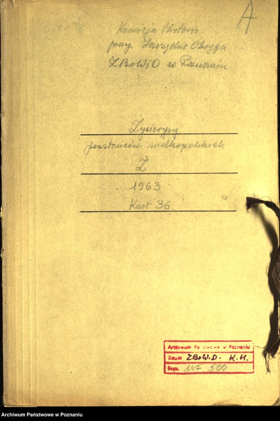 Obraz 7 z jednostki "Życiorysy powstańców wielkopolskich: Ż - /Żak Kazimierz - Żyto Franciszek/."