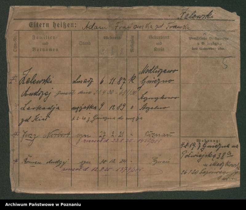 Obraz 7 z jednostki "Zalewski - Zamkowski"