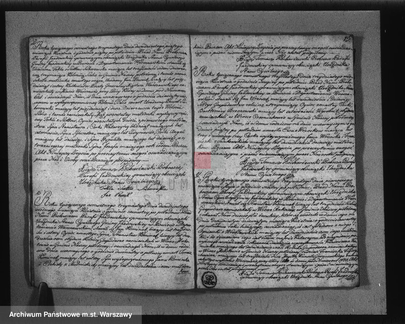Obraz 16 z jednostki "Akta urodzeń, małżeństw, zgonów"