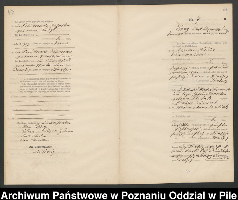 Obraz 10 z jednostki "Księga małżeństw"