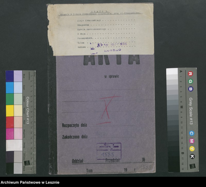 Obraz 2 z jednostki "[Obwód X - głosuje w Szkole Powszechnej Pomocniczej /listy wyborców/]"