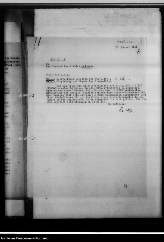 image.from.unit.number "Einziehungsprotokolle [ksiąg kościelnych] Kreis Welun [powiat wieluński, województwo łódzkie]"
