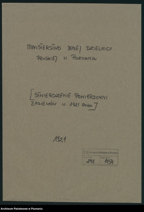 Obraz 2 z jednostki "[Stwierdzenie powierzchni zasiewów w 1921 roku]"