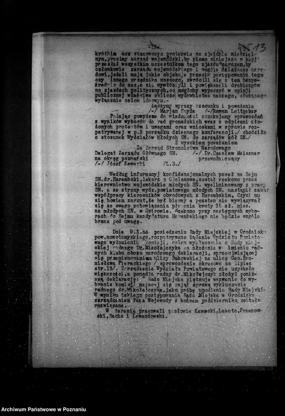 Obraz 18 z jednostki "Sprawozdania z polskiego legalnego ruchu politycznego za miesiące październik-grudzień 1934 r."
