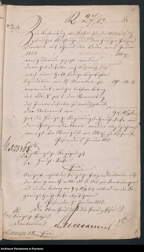 Obraz 19 z jednostki "A. betr. die Kosten der Ausweisung der Flüchtlinge"