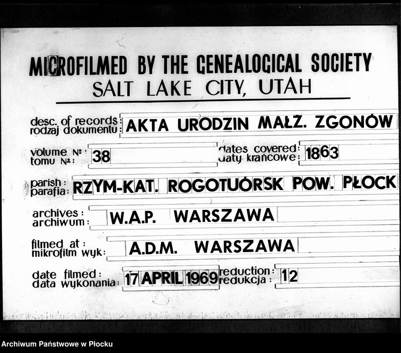 image.from.unit.number "Akta urodzeń, małżeństw i zgonów"