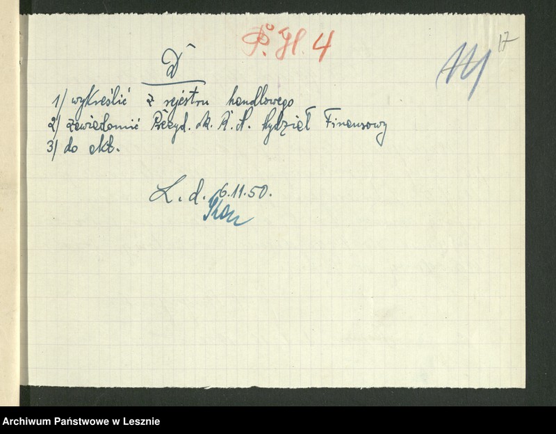 Obraz 16 z jednostki "[Likwidacja przedsiębiorstw]"