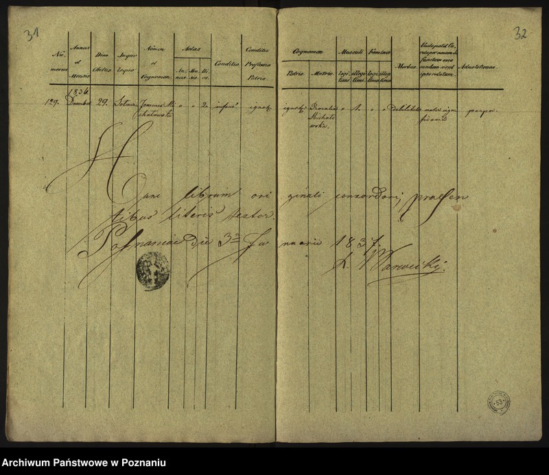 Obraz 19 z jednostki "Księga zgonów"