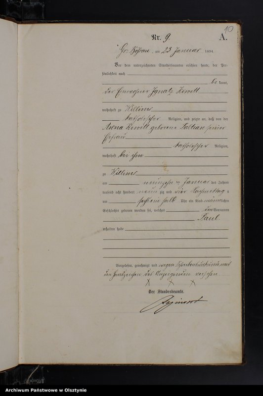 image.from.unit.number "Geburts-Haupt-Register Nr 1 - 98"