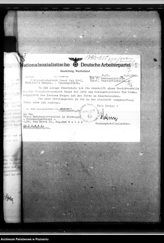 Obraz 12 z jednostki "Finanzpolitik des Landrats in Kempen (Kępno)"