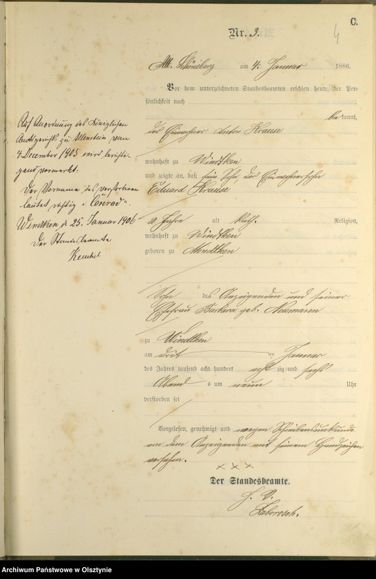 image.from.unit.number "Sterbe-Haupt-Register Nr 1 - 71"
