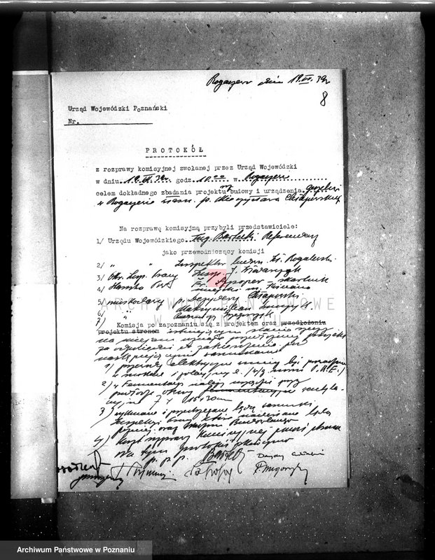 Obraz 12 z jednostki "/Zatwierdzenie budowy i urządzenia gorzelni rolniczej Chłapowskiego w Rogaczewie pow. Kościan/"