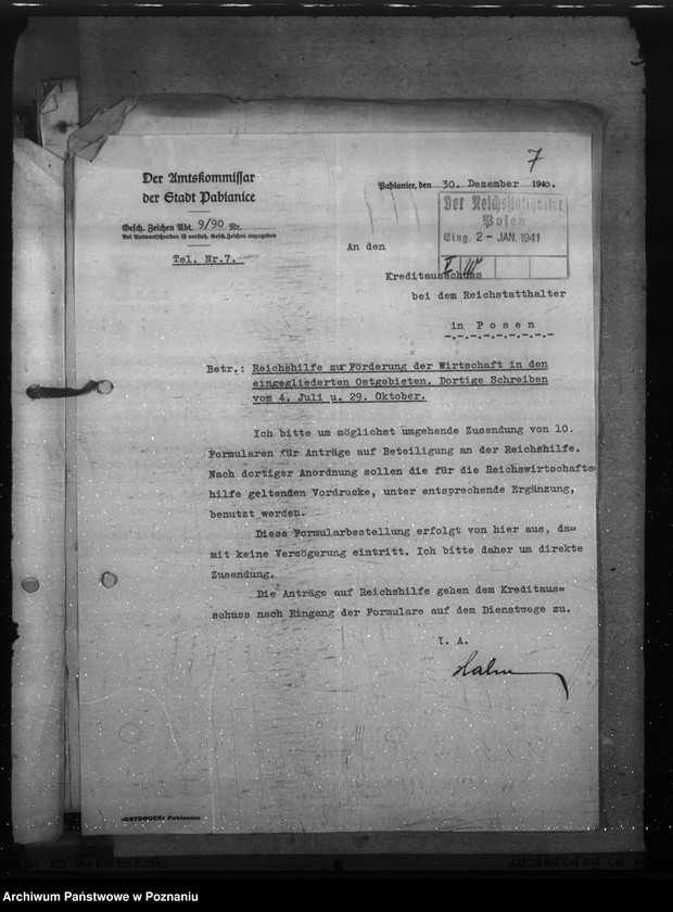 Obraz 11 z jednostki "Reichsverbürgte Kredite"