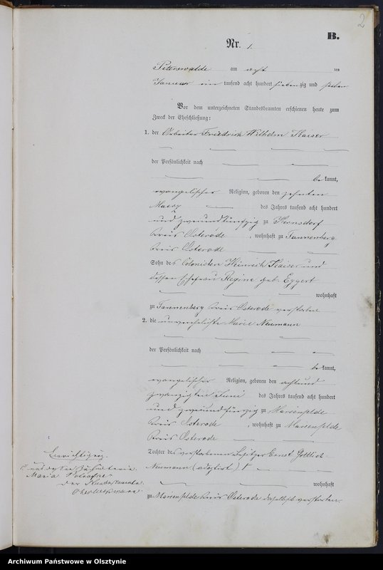 image.from.unit.number "Heiraths-Neben-Register Nr 1 - 31"