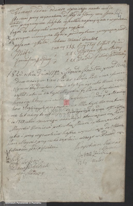 image.from.unit.number "Księga zgromadzenia kunsztu młynarskiego w mieście Władysławowie tycząca się zapisania uczniów ..."