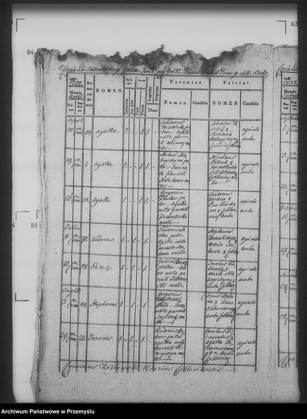 image.from.unit.number "[Kopie ksiąg metrykalnych parafii Żużel z filią Cebłów (dekanat Bełz)]"