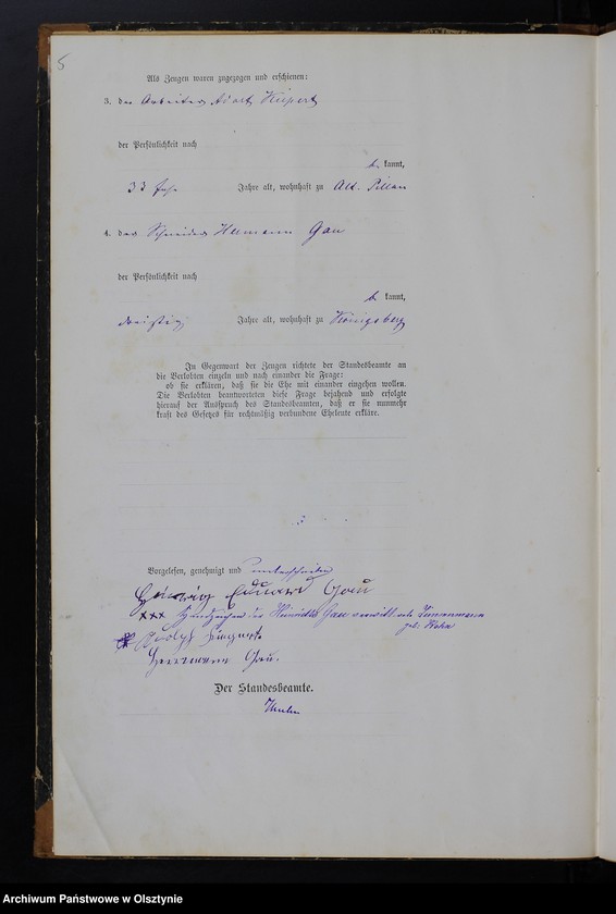 image.from.unit.number "Heiraths-Haupt-Register Tom I,Nr 1 - 29"