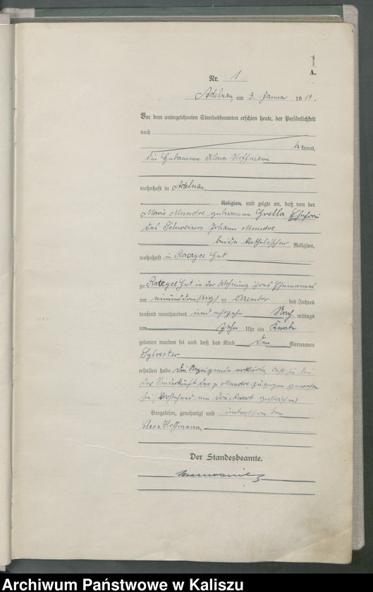 image.from.unit.number "Księga aktów urodzenia (pierwopis)"