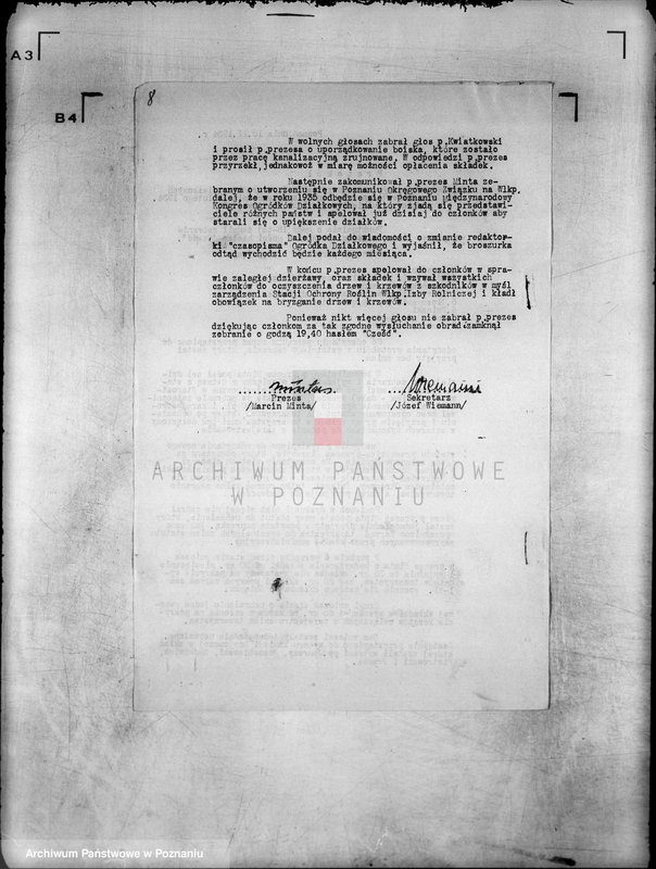 Obraz 12 z jednostki "/Towarzystwo Ogrodu Działkowego i Hodowli Drobnego Inwentarza im. J. Sobieskiego w Poznaniu/"