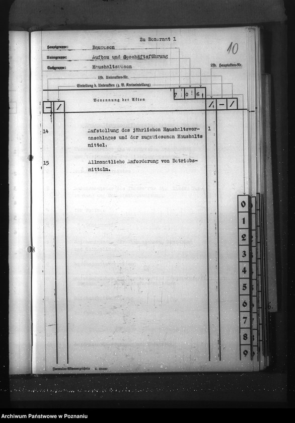 Obraz 14 z jednostki "Registratur- Hochbau"