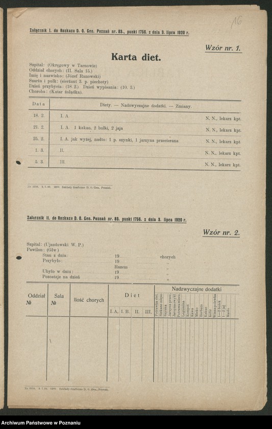 Obraz 18 z jednostki "/Rozkazy Dowództwa Okręgu Generalnego w Poznaniu/, nr 81-115."