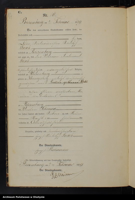 image.from.unit.number "Sterbe-Neben-Register Nr 1 - 125"