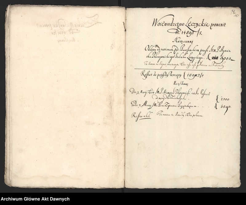 image.from.unit.number "Sumariusz poboru ("półtrzecia") uchwalonego pod Beresteczkiem, zatwierdzonego na sejmie w Brześciu Litewskim w 1653 r."