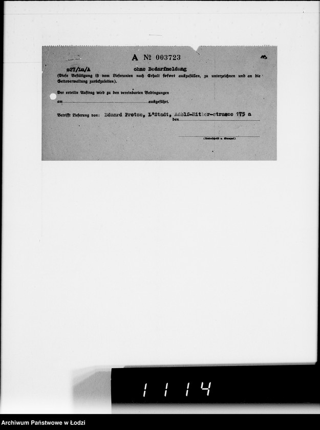 Obraz 17 z jednostki "Aufträge, Lieferscheinen und Rechnungen 3712-7810."