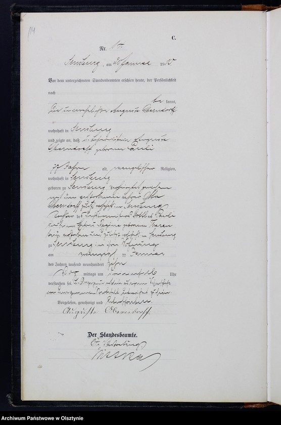 image.from.unit.number "Sterbe-Haupt-Register Nr 1 -215"