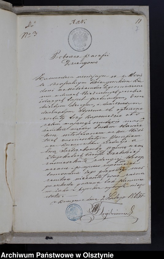 image.from.unit.number "Annexa Ślubów z Parafij Grzebskiey z Roku 1865"