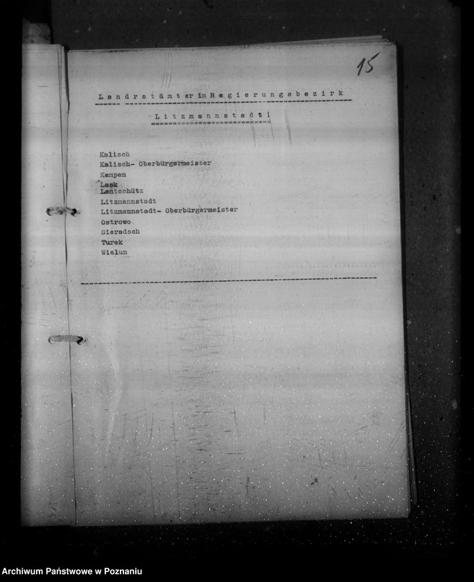 Obraz 19 z jednostki "Verzeichnis von Behördenadressen"