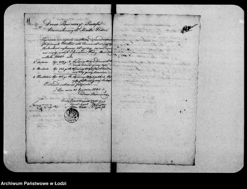 Obraz 11 z jednostki "Akta tyczące się bożniczej kasy"