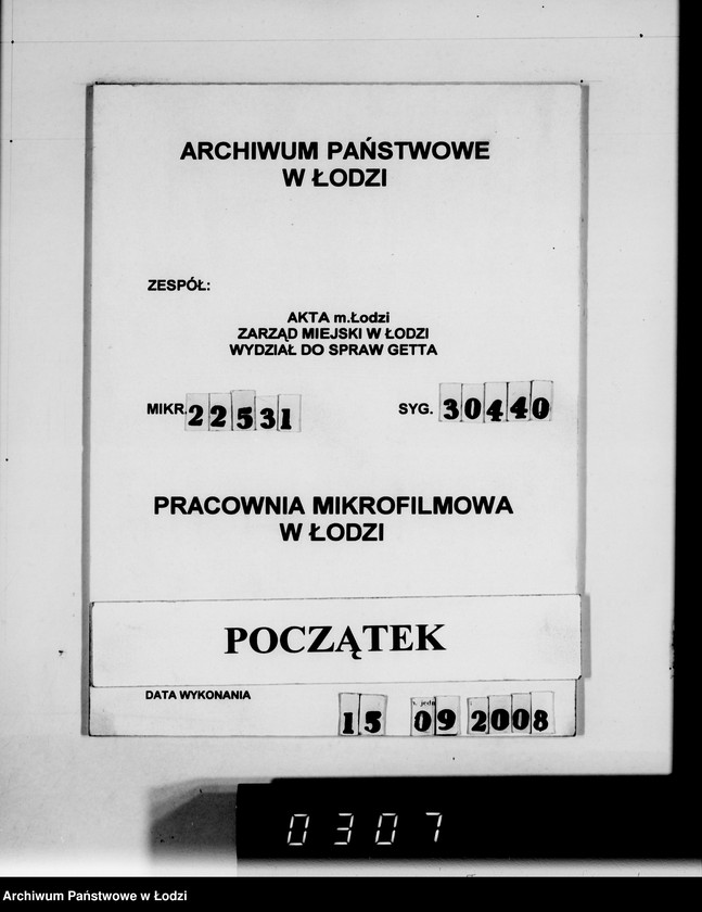 Obraz 1 z jednostki "fa.Hoppert. Rechnungen und Belege [za dostawy towarów dla Getta]"