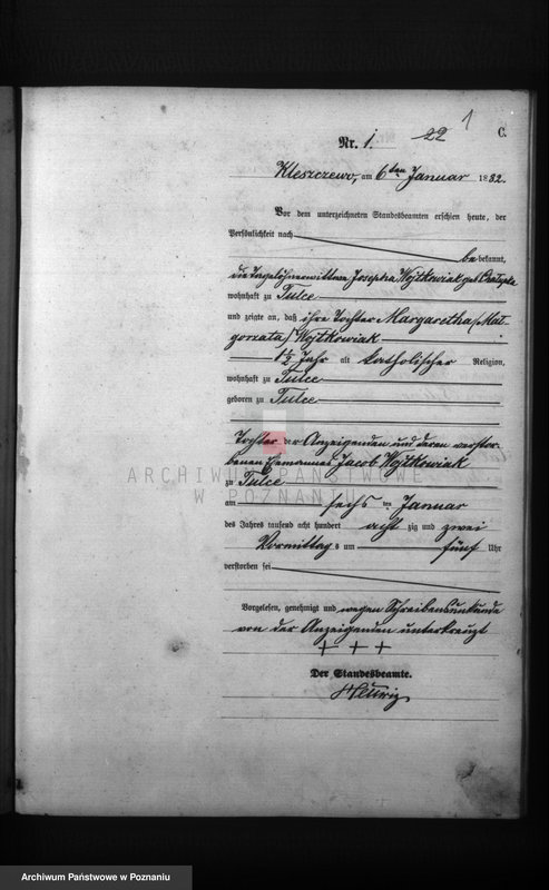 Obraz 2 z jednostki "Księga zgonów"