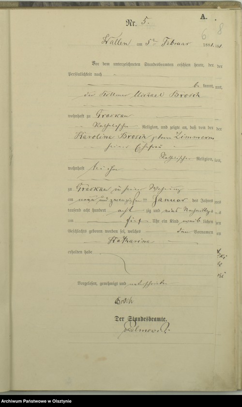 image.from.unit.number "Geburts-Haupt-Register Nr 1 - 41 i 1 - 53"