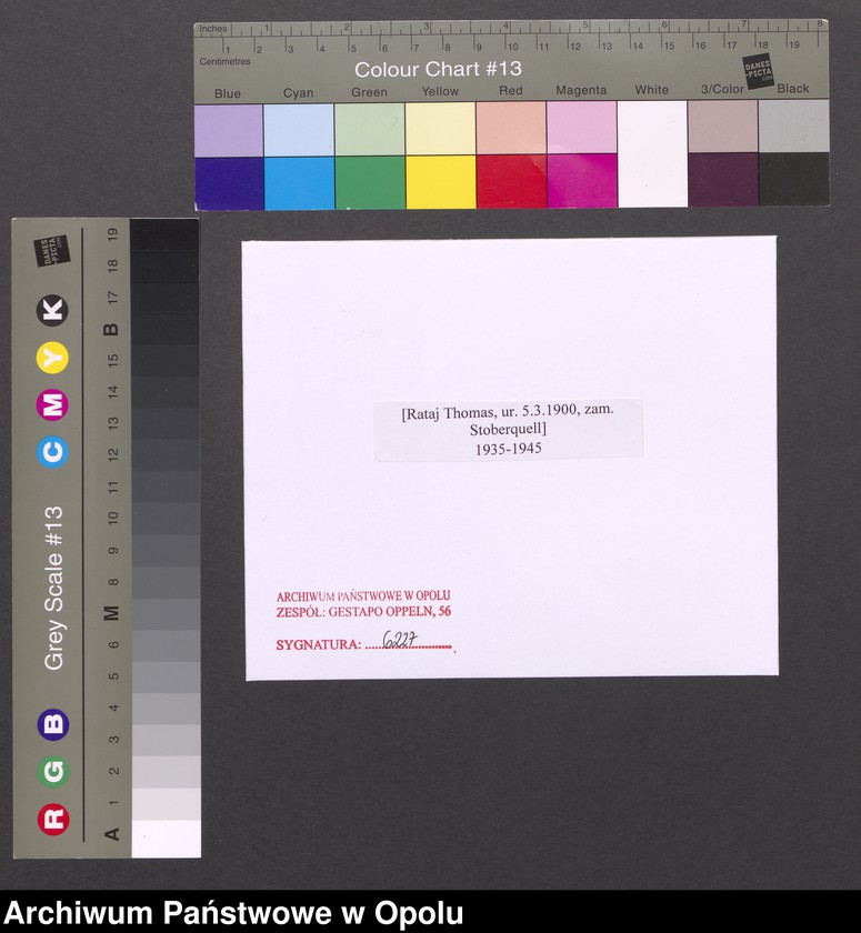 Obraz 2 z jednostki "[Rataj Thomas, ur. 5.3.1900, zam. Stoberquell]"