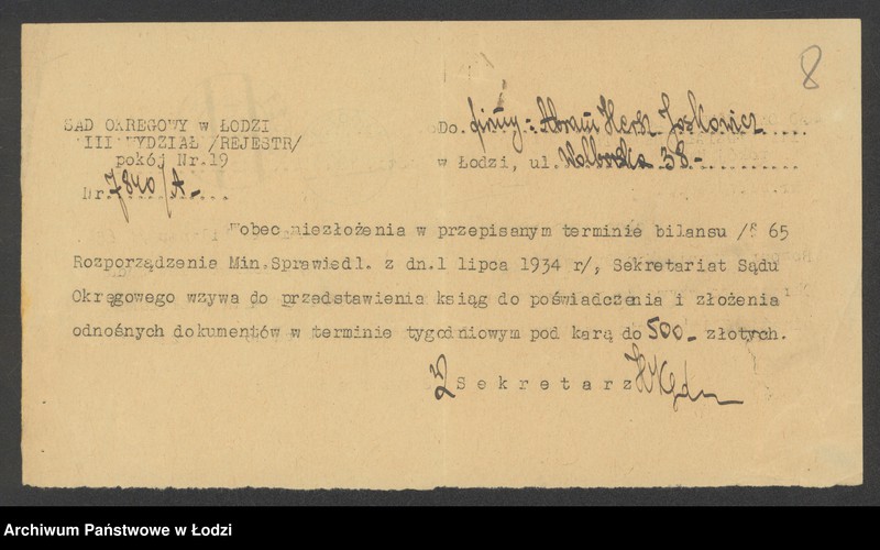 Obraz 10 z jednostki "Abram Hersz Jaskowicz – sprzedaż drobiu"