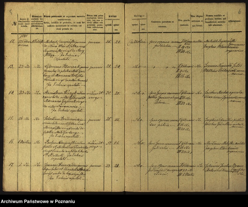 Obraz 6 z jednostki "Księga małżeństw"