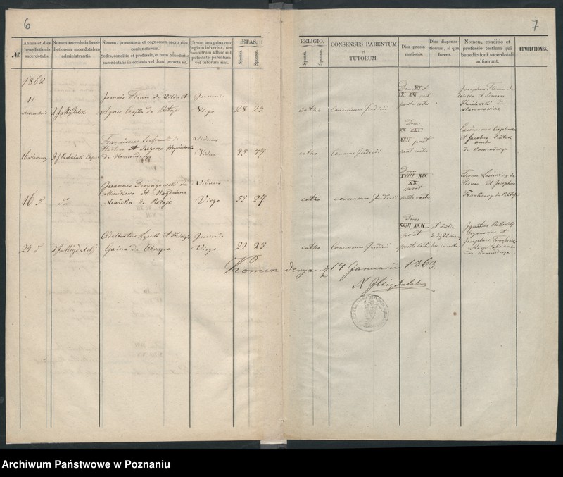 Obraz 5 z jednostki "Księga małżeństw"