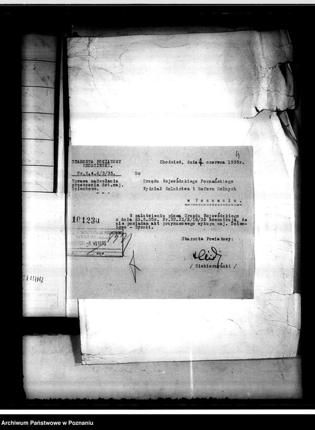 Obraz 7 z jednostki "Przewłaszczenie majątku Dziembowo, Byszki powiat chodzieski"