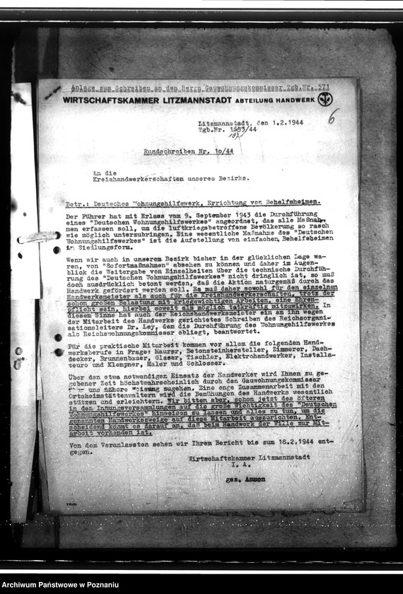 Obraz 10 z jednostki "DWH - Produktionsbetriebe für den Behelfsheimbau"