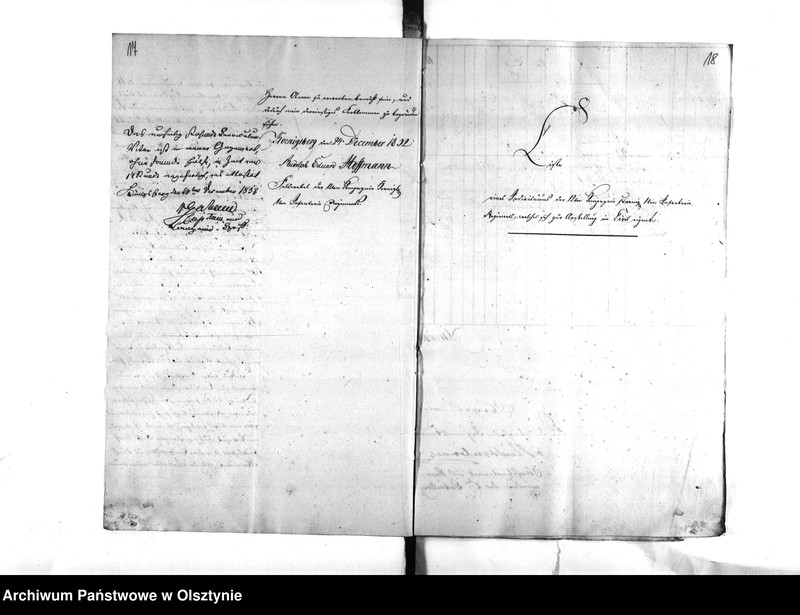 image.from.unit.number "Anstellung des Feldwebel Hoffmann [Rudolph Eduard] jetzigen Regierungs-Büreau Assistenten"