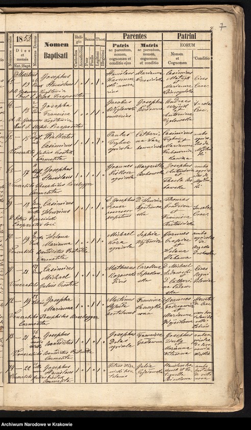 Obraz 10 z jednostki "[Akta urodzeń]"