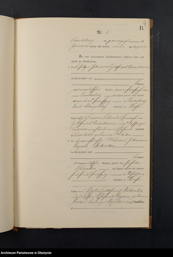 image.from.unit.number "Heiraths-Neben-Register Nr 1 - 13"