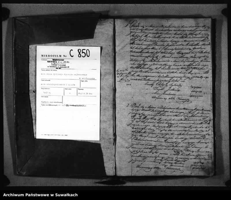 image.from.unit.number "Akta Urodzonych, Umarłych i Zaślubionych Urzędnika Stanu Cywilnego Wyznania Mojżeszowego Okręgu Bakałarzewo pro 1827"