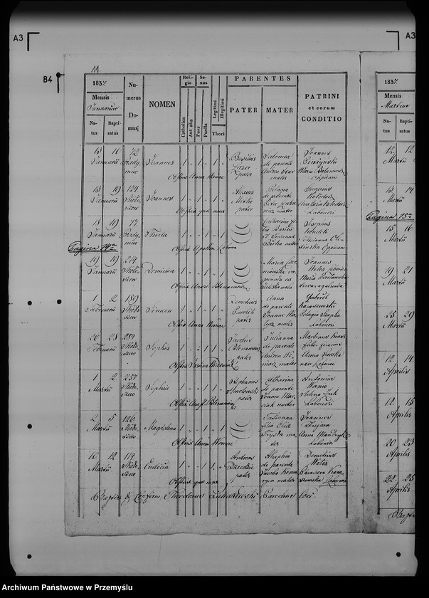 image.from.unit.number "[Kopie ksiąg metrykalnych parafii Radymno z filią Skołoszów (dekanat Radymno)]"