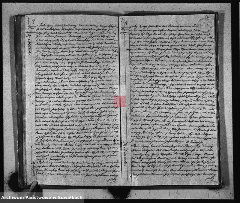 image.from.unit.number "Akta Zaślubienia Gminy Filipowskiey od Dnia 1 Stycznia do d. 31 Grudnia 1820 r."