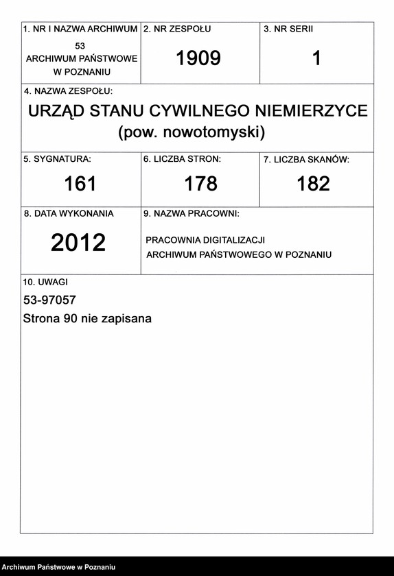 Obraz 1 z jednostki "Księga aktów urodzenia"