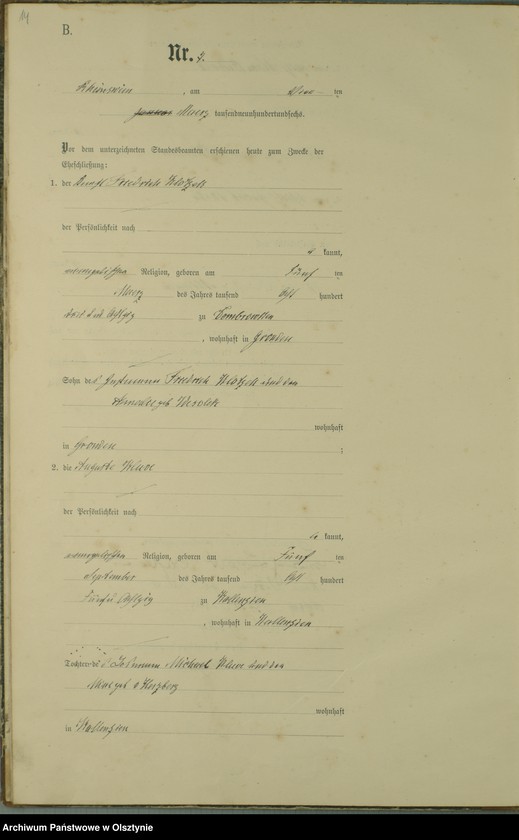 image.from.unit.number "Heiraths-Haupt-Register Nr 1 - 25"