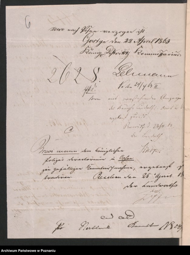 Obraz 9 z jednostki "A. betr. die Familie von Blociszewski /Stanislaus, Anton, Josef, Wladislaus/"